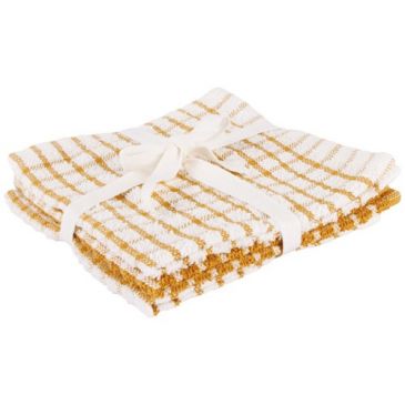 Lot 3 lavettes 30 x 30 cm Amber Gold - Stoff