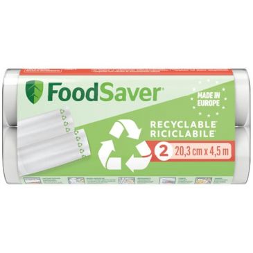 Lot de 2 rouleaux thermosoudables 20 cm x 4.50 m