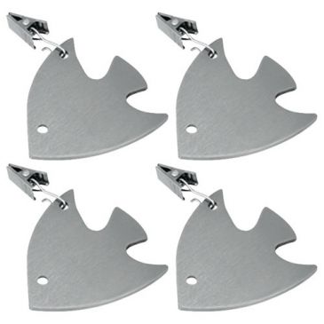 Lot de 4 pendeloques de nappe en inox