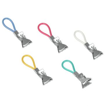 Lot de 5 pinces Caïman pour torchons 