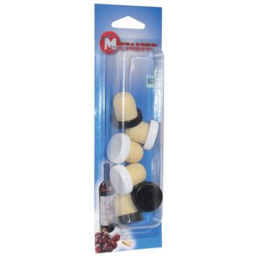 Lot de 6 bouchons tête plastique