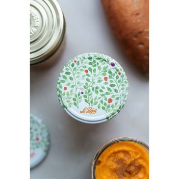 Lot de 6 couvercles pour confituriers