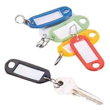 Lot de 6 Plaquettes porte-étiquettes pour clés