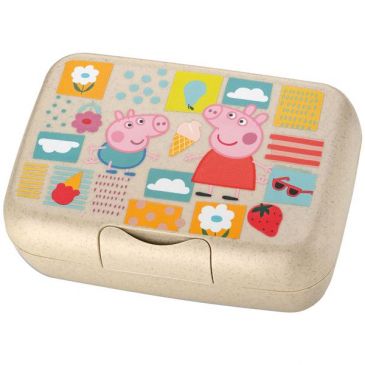 Boîte à goûter / Lunchbox enfant - Peppa Pig Beige