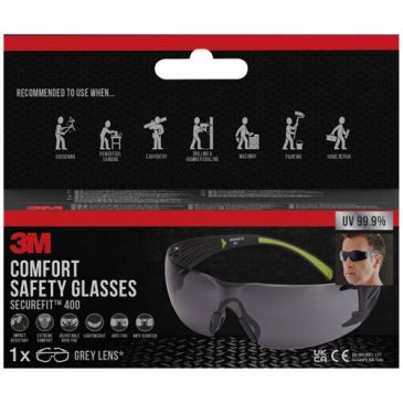 Lunettes de sécurité - Comfort - teintées - sécurifit 400 - UV 99.9% 