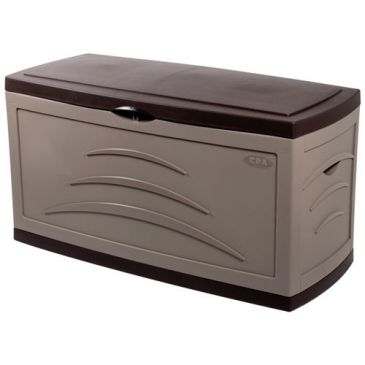 Malle de jardin serena 310l taupe