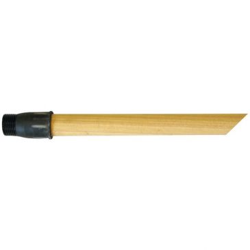Manche bois brut 1.30m avec embout à vis Ø 24mm