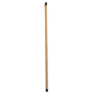 Manche bois brut cannelé +vis plast.r35