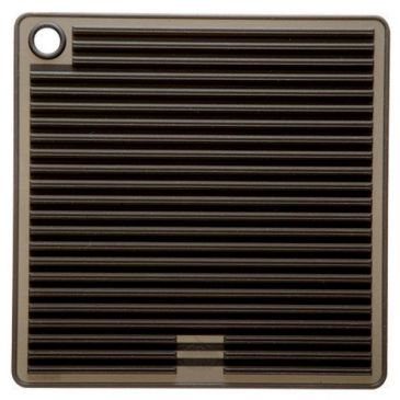 Manique carrée en silicone Noir Fumé