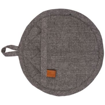 Manique ronde 20 cm Black Chambray - Stoff