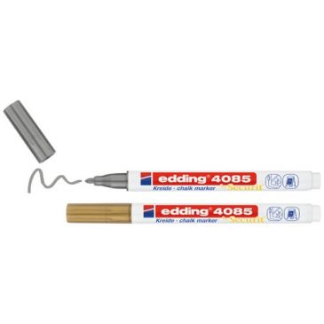 Marqueur craie liquide blister de 2 or et argent