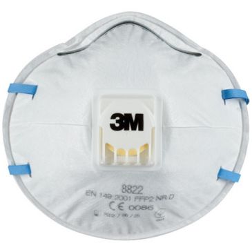 Masque antipoussière ffp2 avec valve boite de 5