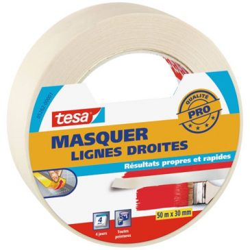 Masquer lignes droites 4 jours 50mx30mm