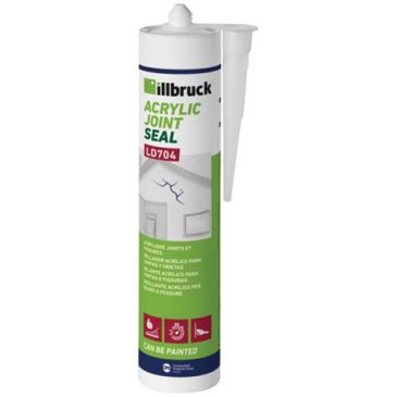 Mastic acrylique - joints et fissures - 310 mL - brun