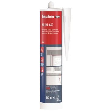 Mastic acrylique multi-usages high tack ac blanc 310ml