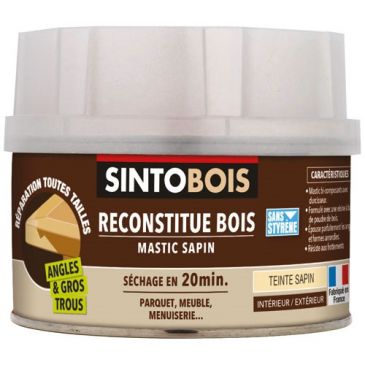 Mastic bois sapin 550 g reconstitue bois