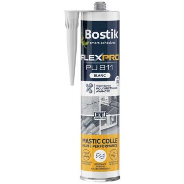 Mastic colle haute performance flexpro PU811 cartouche blanc 300 ml