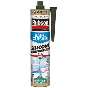 Mastic silicone 280 ml Bain & Cuisine translucide