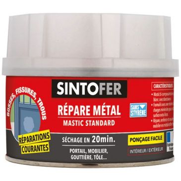 Mastic fer standard 970 g répare métal