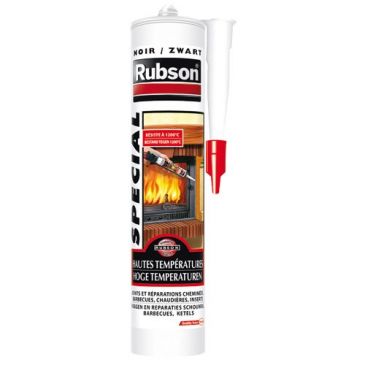 Mastic haute température cartouche 280 ml noir