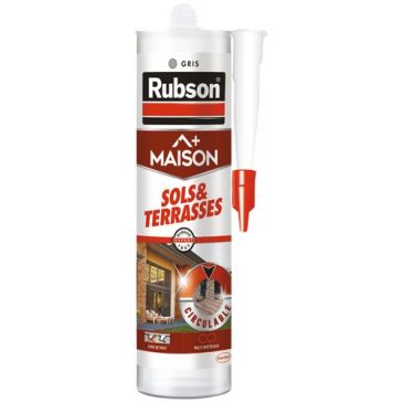 mastic maison sols terrasses gris cartouche 280 ml