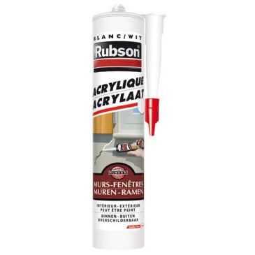 Mastic murs et fenêtres  280 ml blanc