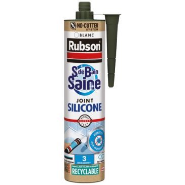 Mastic silicone 280 ml Blanc- Salle de Bain Saine