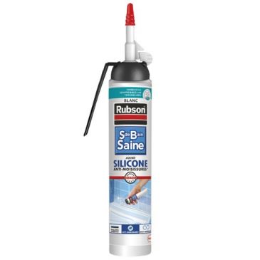 Mastic silicone sanitaire 200 mL blanc