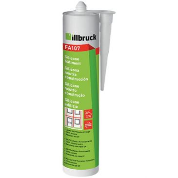 Mastic silicone - FA107 - bâtiment - 300 mL - transparent