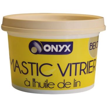 Mastic vitrier onyx beige pot 1kg