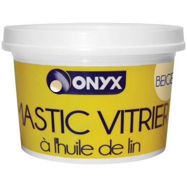 Mastic vitrier à l'huile de lin - 1 Kg - beige