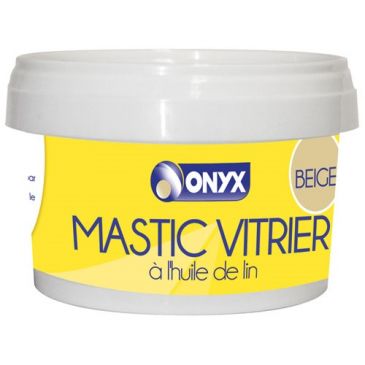 Mastic vitrier onyx beige pot 500g