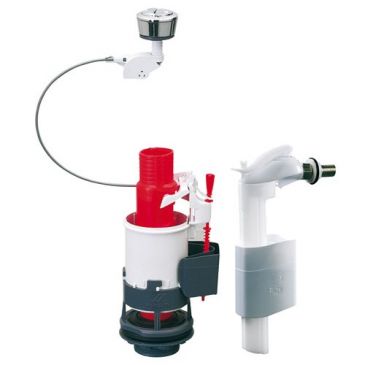 Mécanisme double poussoir éco d'eauMW² + robinet F90 sous co
