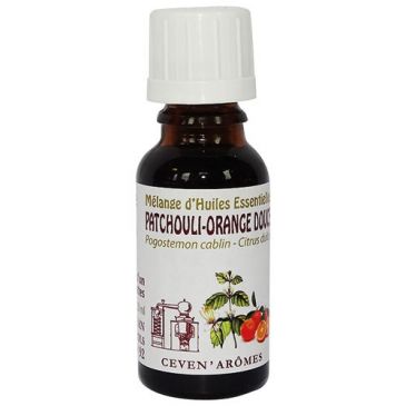 Melange bien etre huile essentielle patchouli orange 20 ml