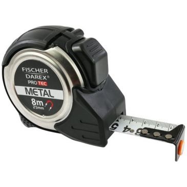 Mètre ruban boitier métal 8m x 25mm magnétique