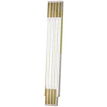 Mètre pliant  bois blanc jaune 2 m x 17 mm