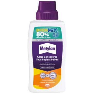 Metylan colle decomix concentré tous papiers peints 450 ml