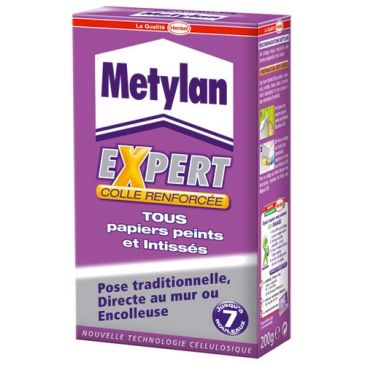 Metylan colle tous papiers peints expert 200g professionnel