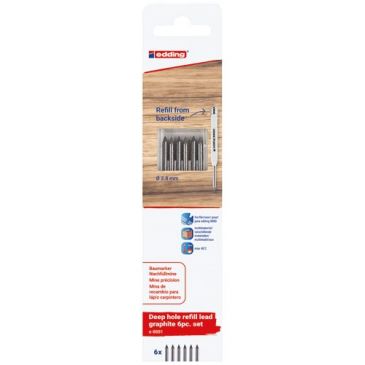 Mine precision de rechange porte mine blister de 6