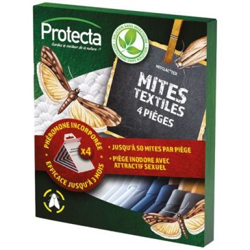Antimites - Mites textiles - lot de 4 pièges