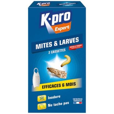 Mites / larves cassette x2 spécial placards Kapo Expert