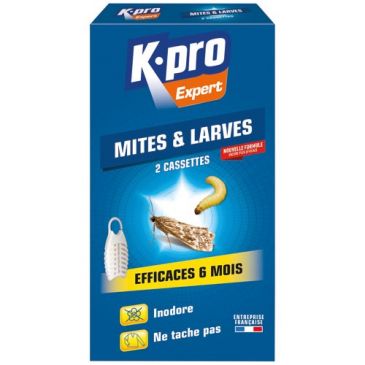 Mites / larves cassette x 2 spécial placards