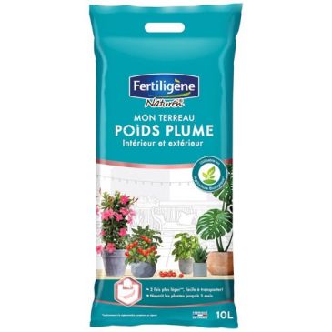 Mon terreau poids plume intérieur extérieur 10l