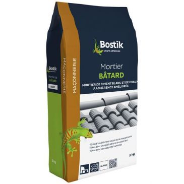 Mortier batard blanc 5kg