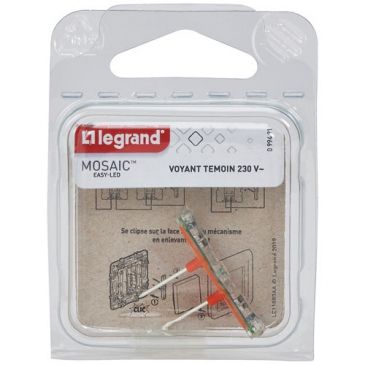 Mosaic voyant témoin led 230V