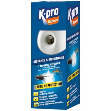Mouches / moustiques diffuseur + recharge Kapo Expert