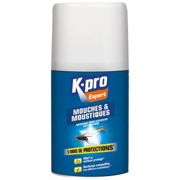 Mouches / moustiques recharge diffuseur 250ml Kapo Expert