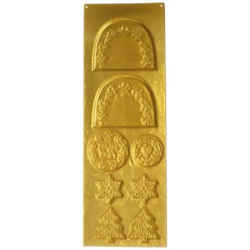 Moule décors & embouts de bûche - Noël