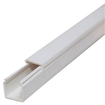 Moulure câble 15x17 blanche 2m