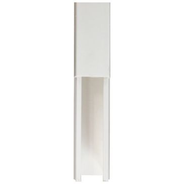 Moulure câble 20x10 blanche 2m